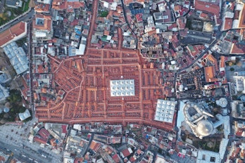 Aerial View Of Istanbul Turkey