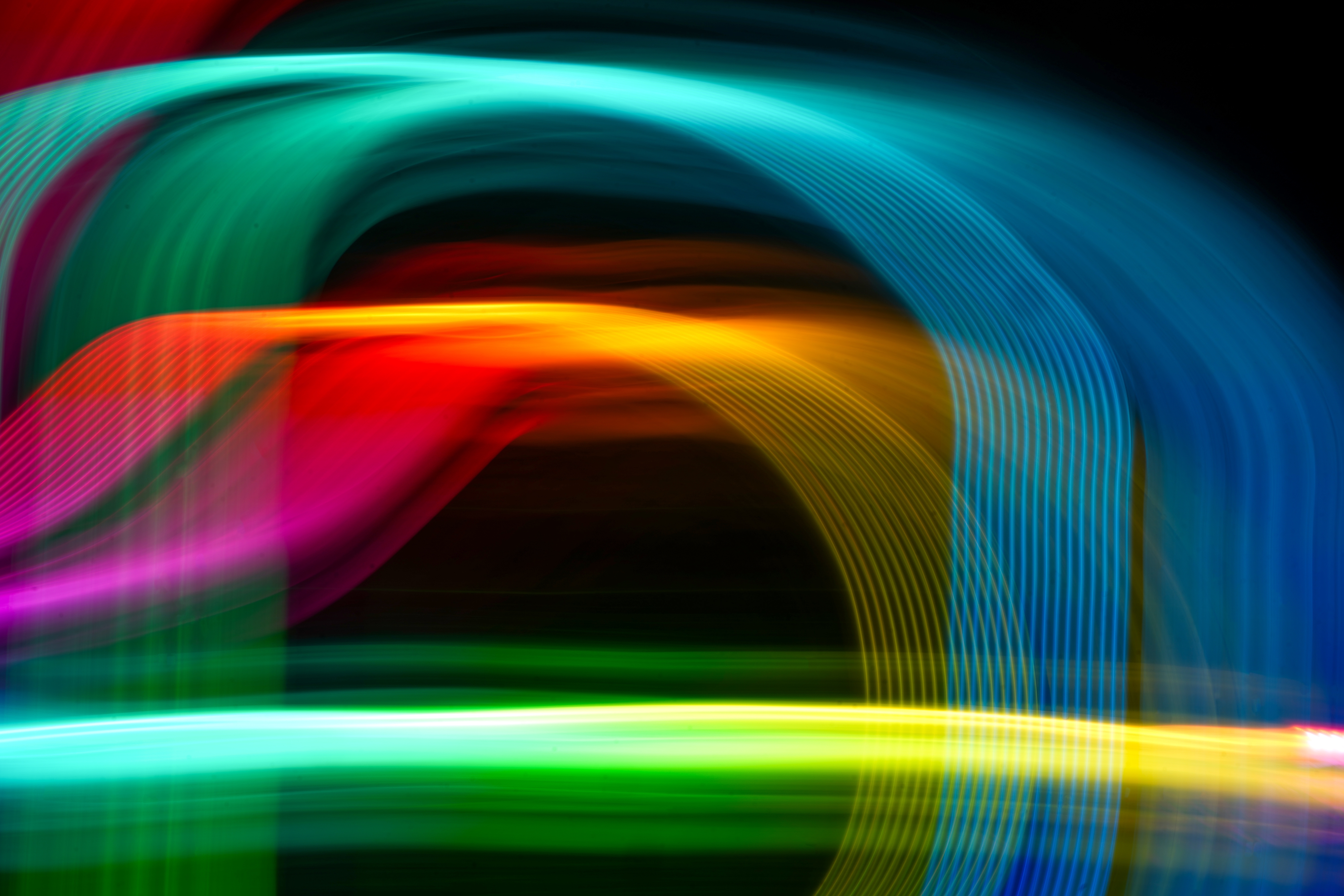 Abstract irregular blue red green and violet shutterstock 2658699081
