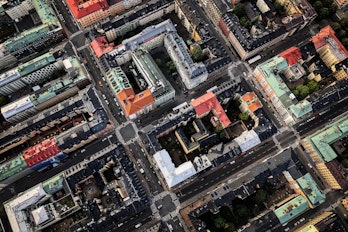 Aerial View Of Stockholm Sweden