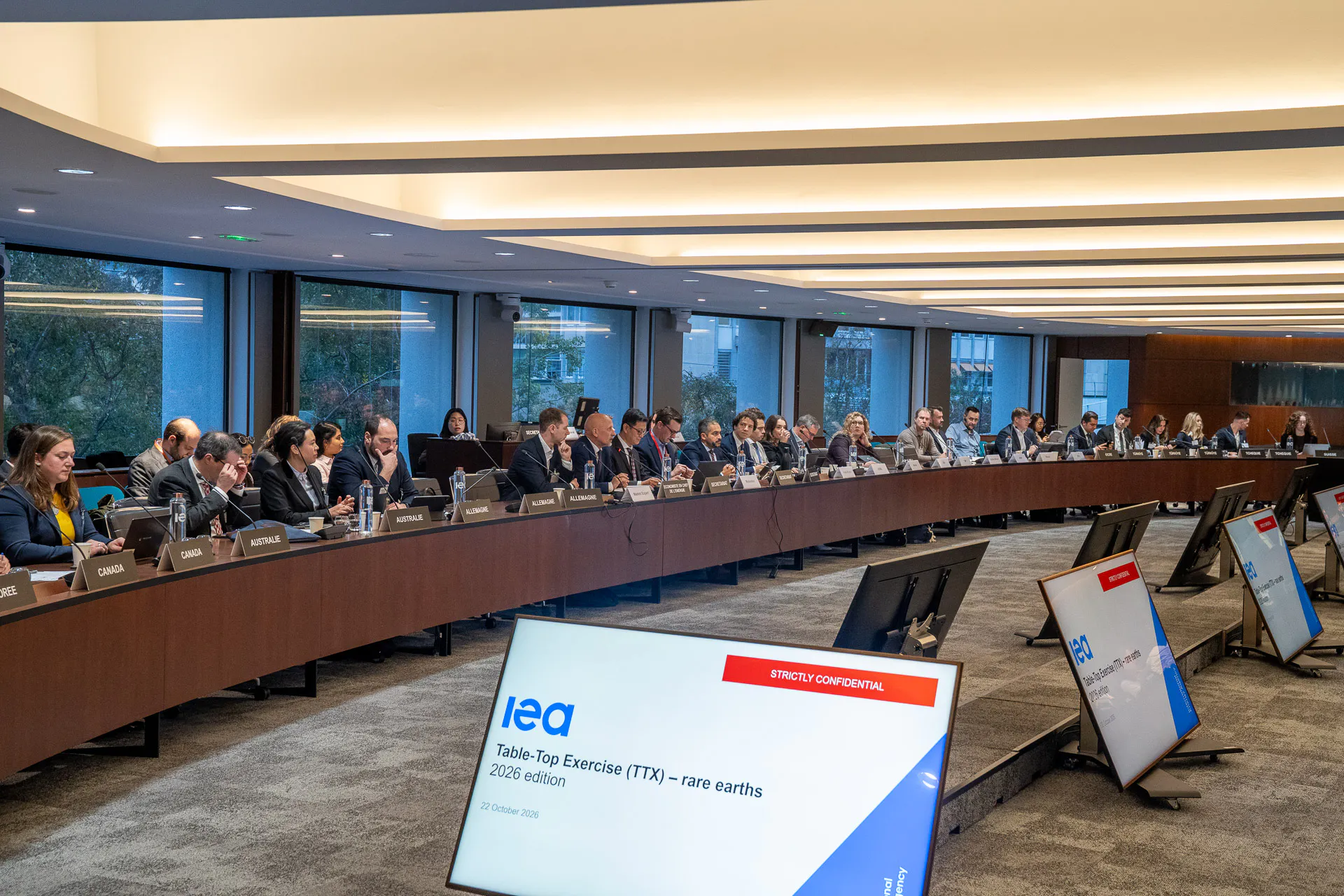 photo depicts IEA countries strengthen critical minerals security through emergency response exercise and diversification workshop