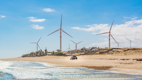 Photo Depicting A Wind Turbines Generators Farm Brazil Shutterstock 1644244696