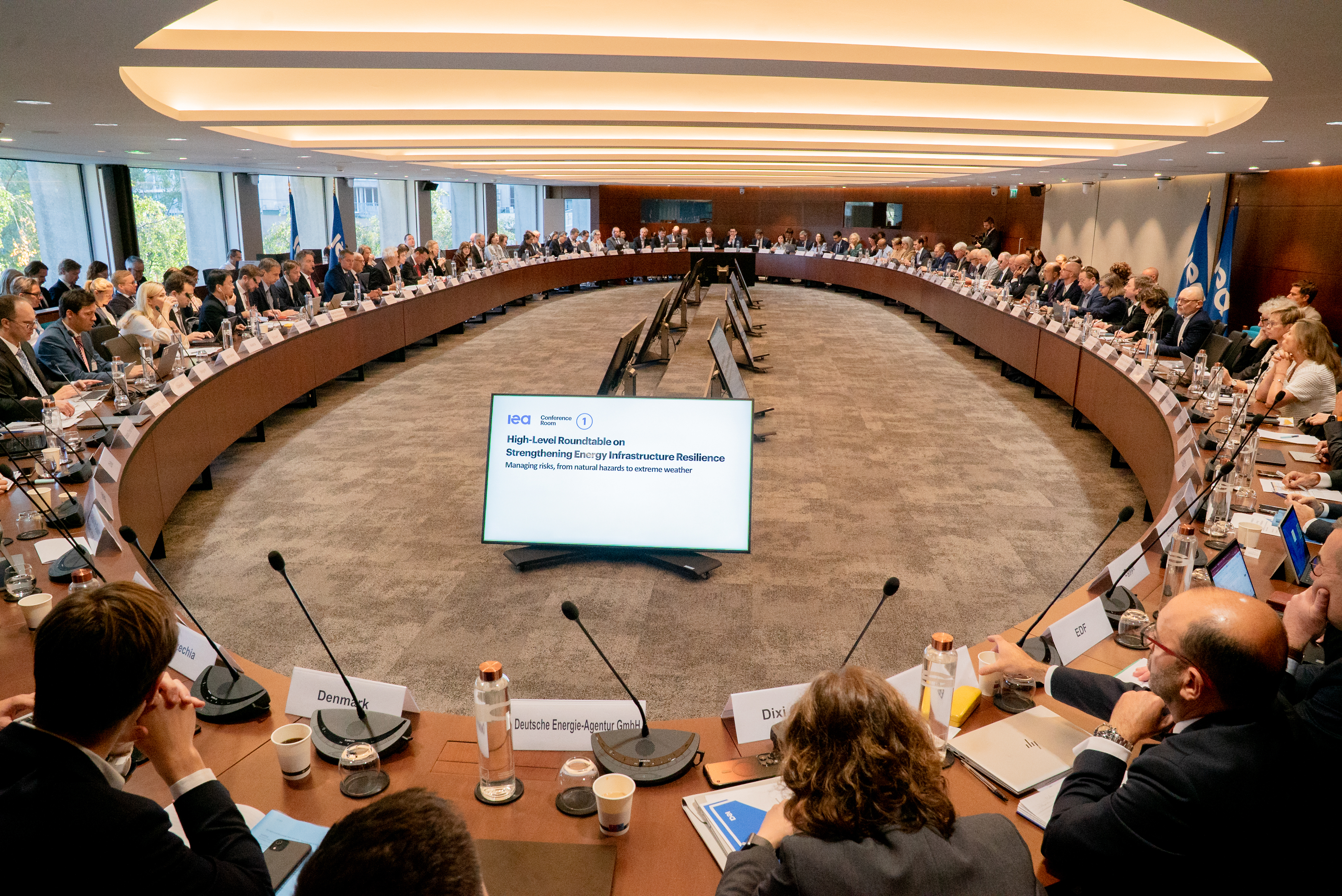 level IEA roundtable on strengthening energy infrastructure resilience