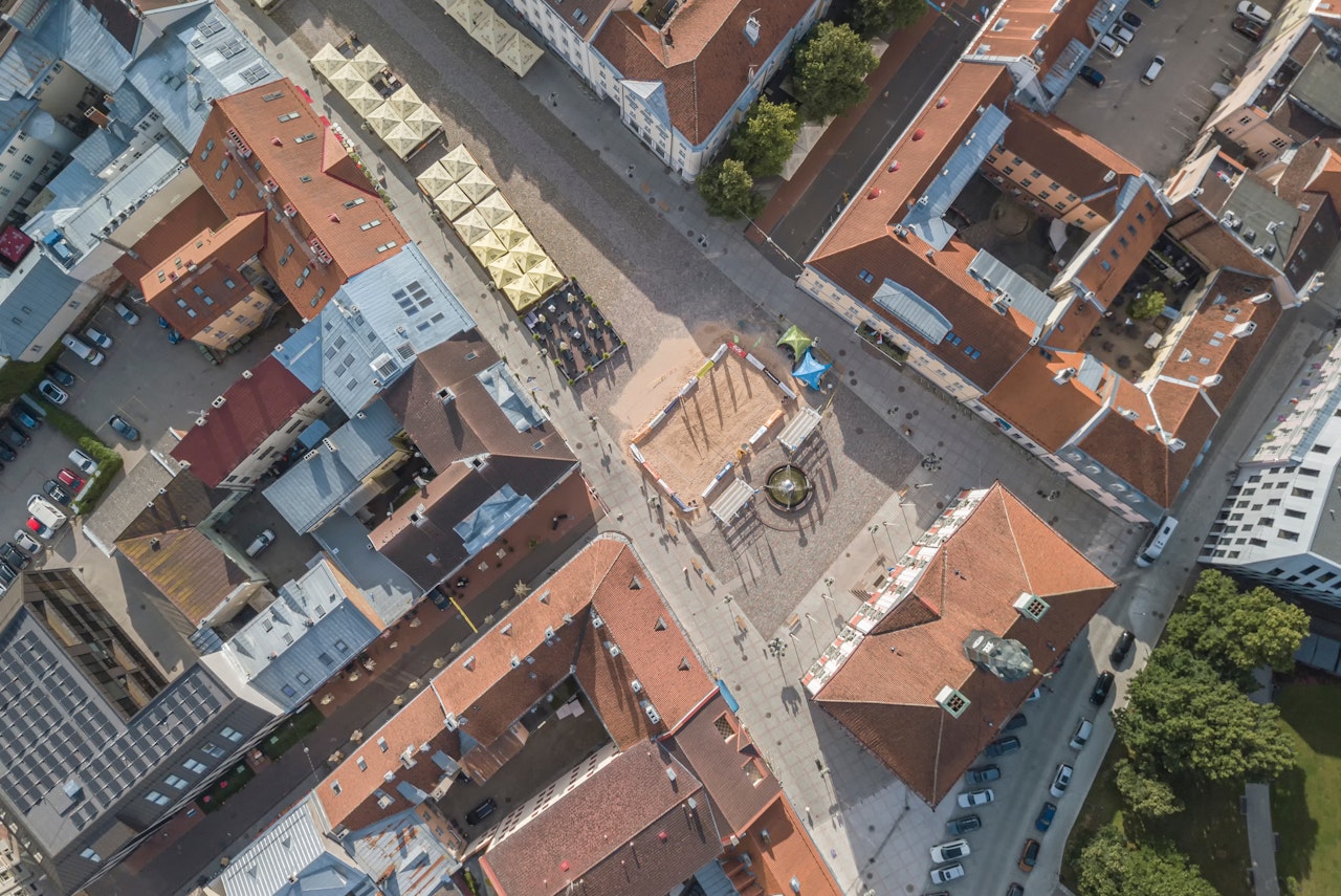 Aerial View Of Estonia