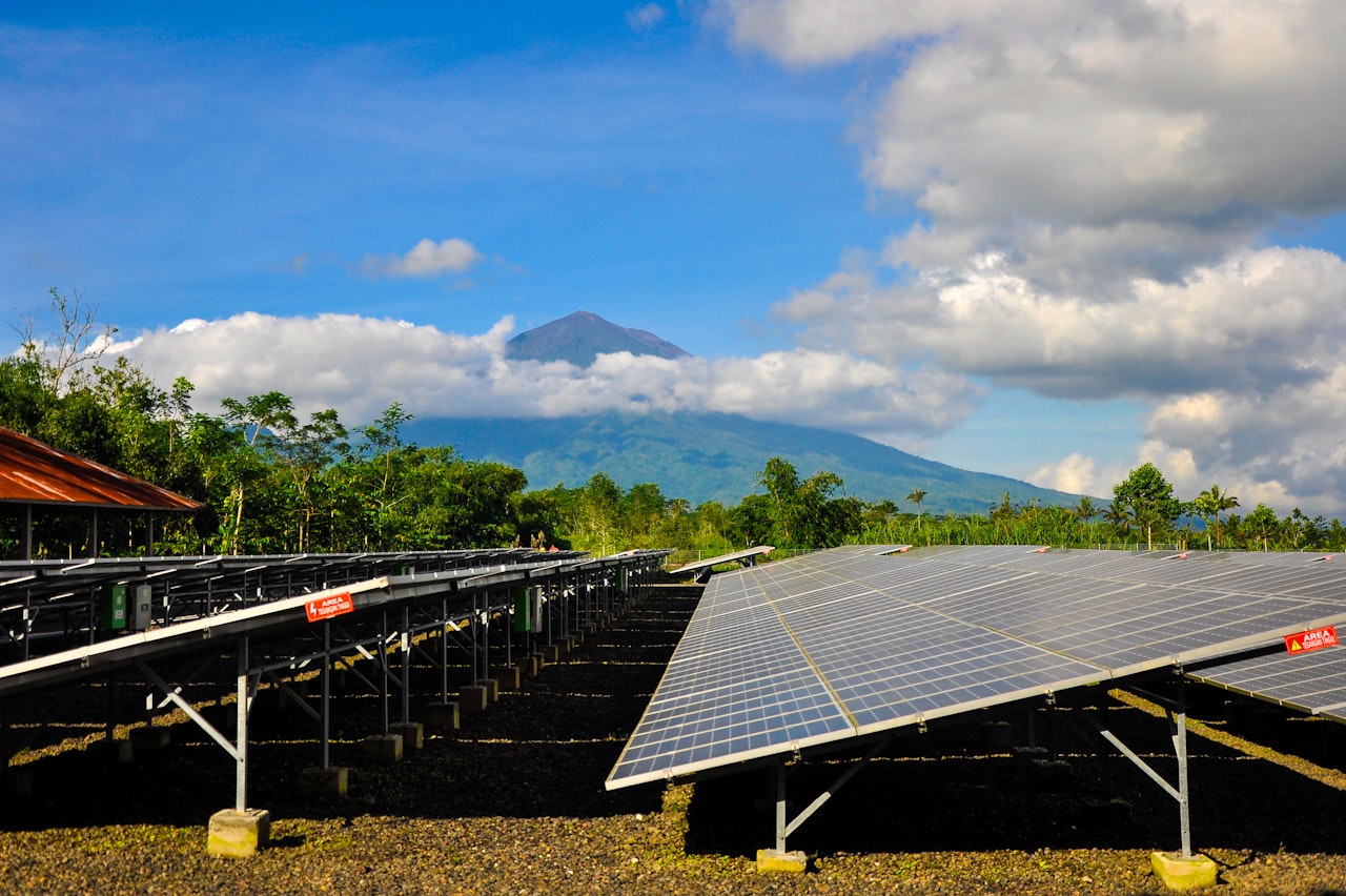 Enhancing Indonesia's Power System cover image of solar panels