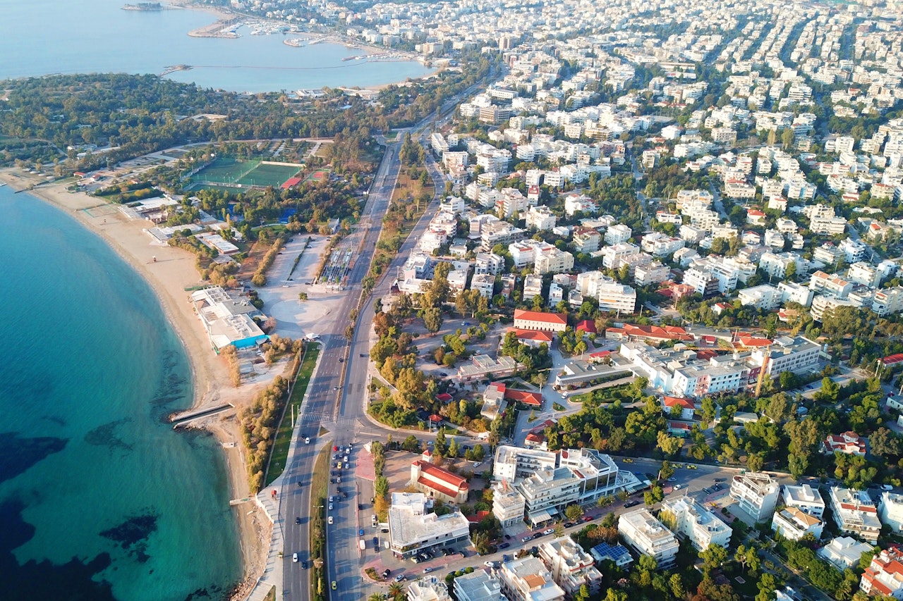 Aerial View Of Athene, Greece