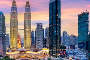 Kuala Lumpur City Skyline At Sunset Gettyimages 1470246573