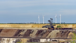 photo of coal mining