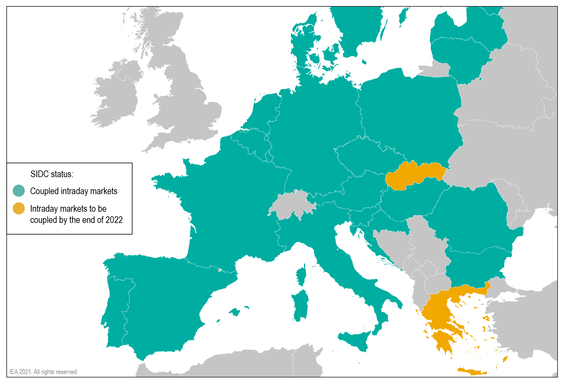 The Geographical Scope And Implementation Phases Of The Single Intraday Coupling Sidc In Continental Europe