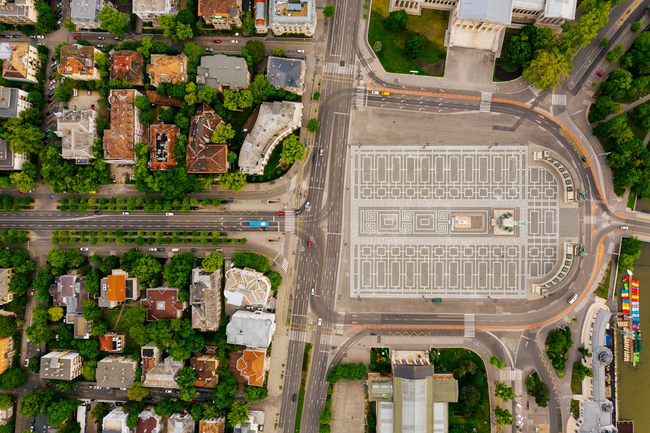 Aerial View Of Budapest Hungary 2