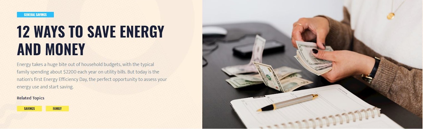 12 Ways To Save Energy And Money