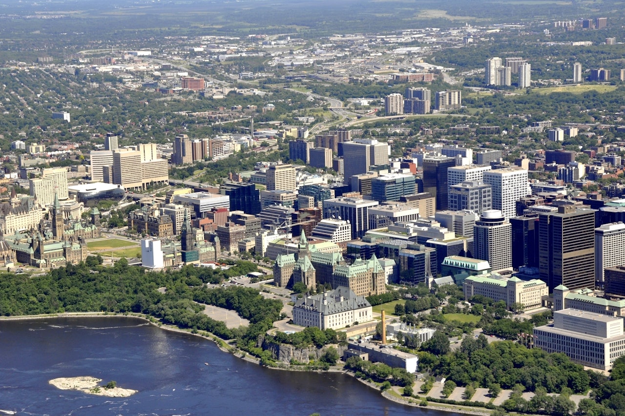 Aerial View Of Ottawa Canada