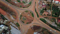 Aerial View Of Roundabout Under Construction On The Northern Bypass Project Kampala Uganda Gettyimages 1181396293