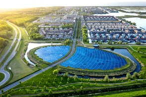 Solar Panel Island For Partial City Heating Shutterstock 1522384865