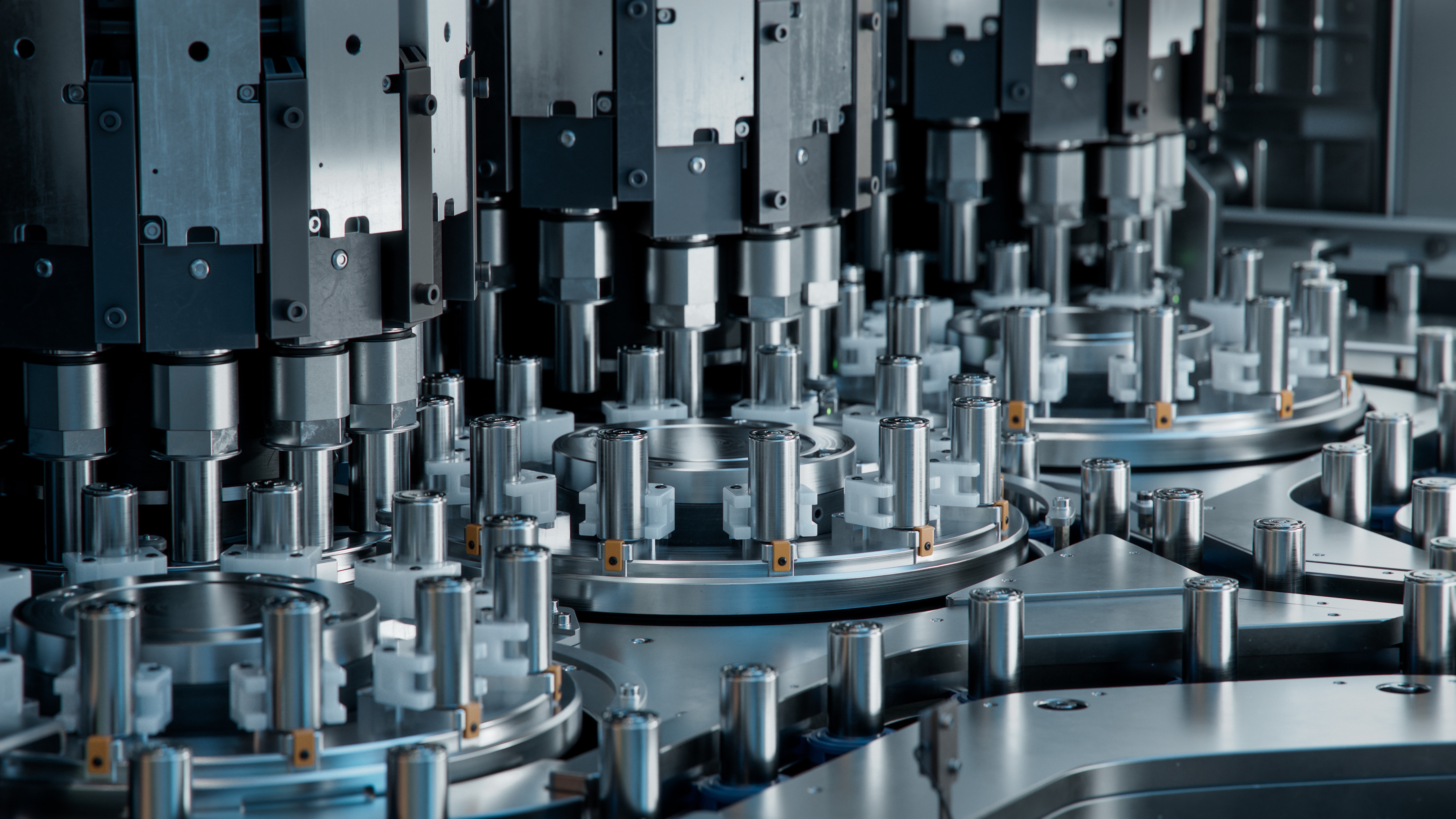 Lithium-ion cells for manufacturing high-voltage electric vehicle batteries. Battery cells for the automotive industry in production lines
