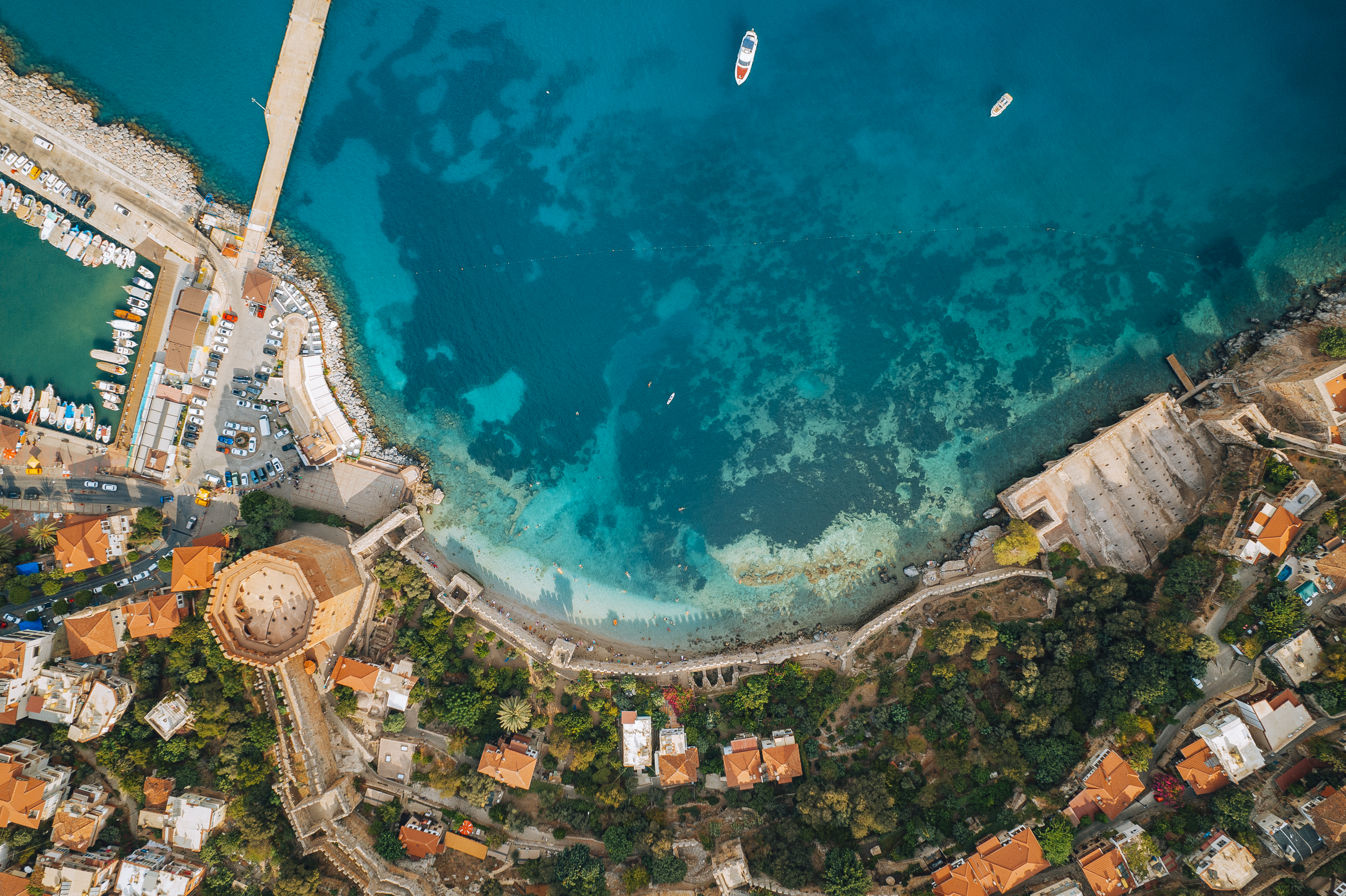 Alanya Castle in the Antalya district_Türkiye