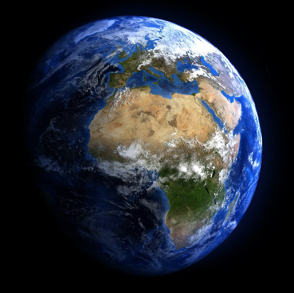Africa from orbit