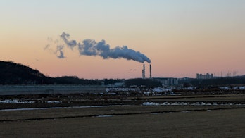 Photo of Factory chimney smoke