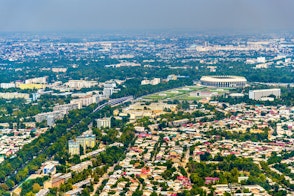 Aerial View Of Tachkent Uzbekistan