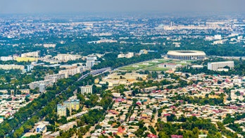 Aerial View Of Tachkent Uzbekistan