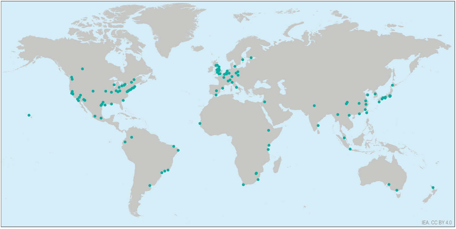 Cities With Net Zero Targets In Policy Documents Or Laws 2023