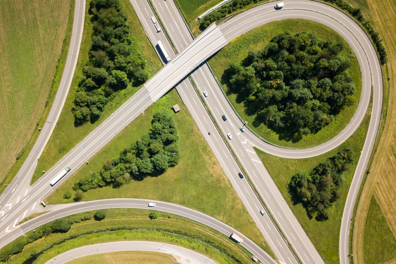 Aerial View Of Switzerland