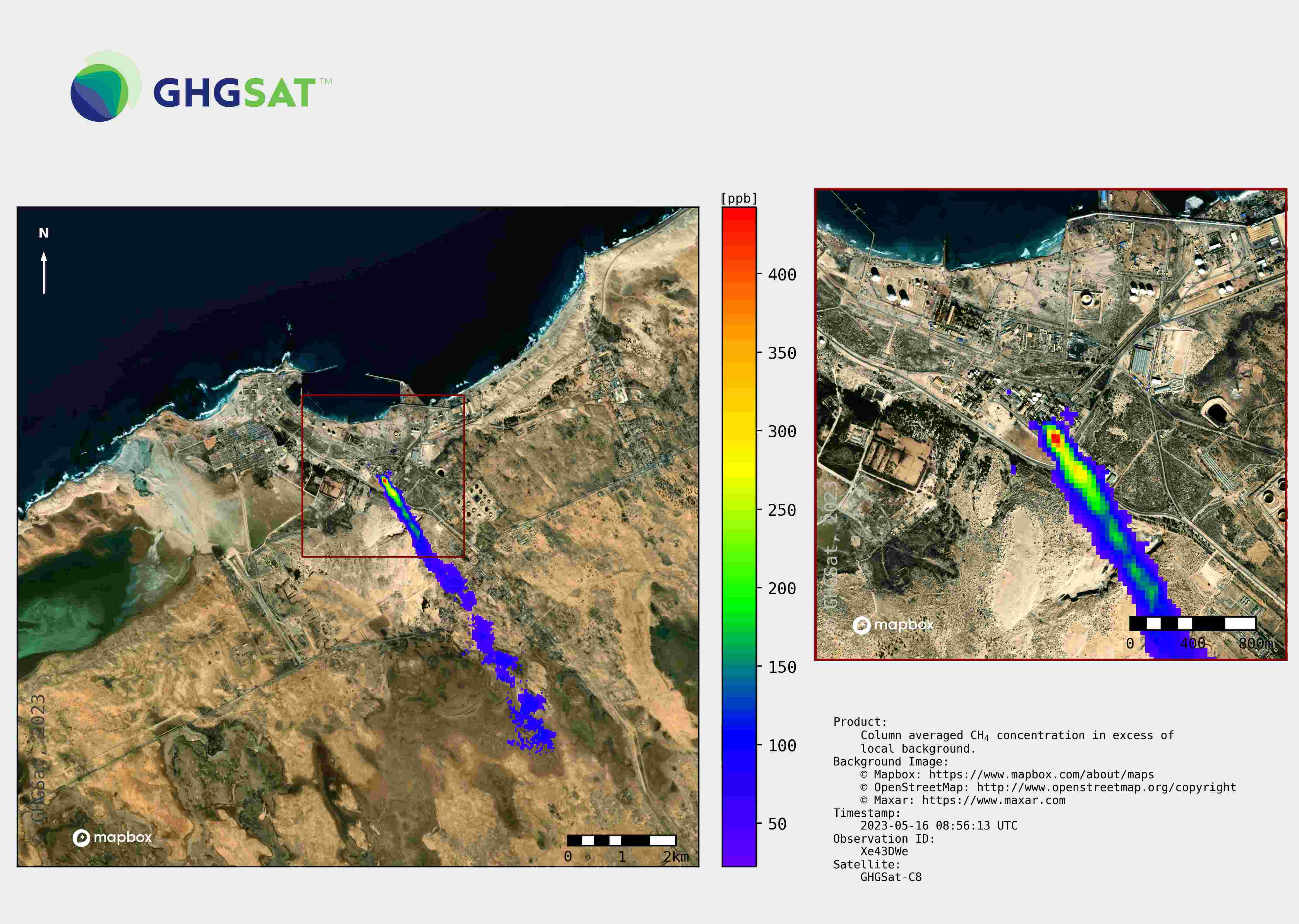 Methane Plume From An Lng Facility In Libya 2023