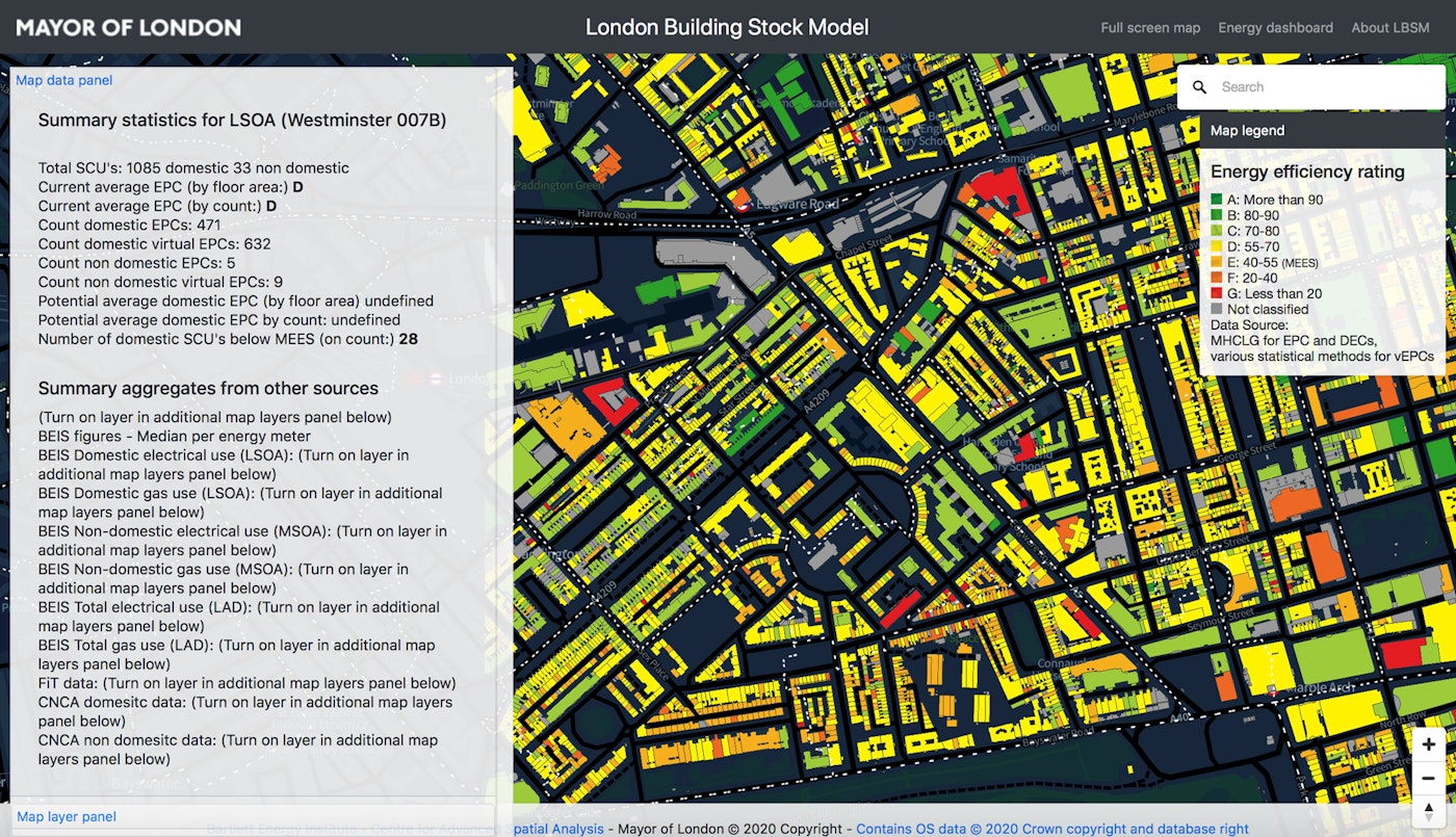 London Building Stock Model