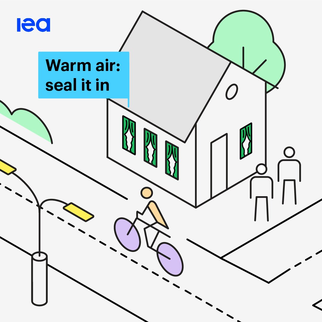 Energy Saving Tips Warm Air Seal It In