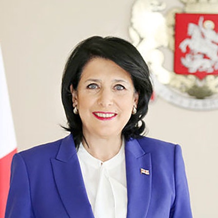 President Salomé Zourabichvili of Georgia