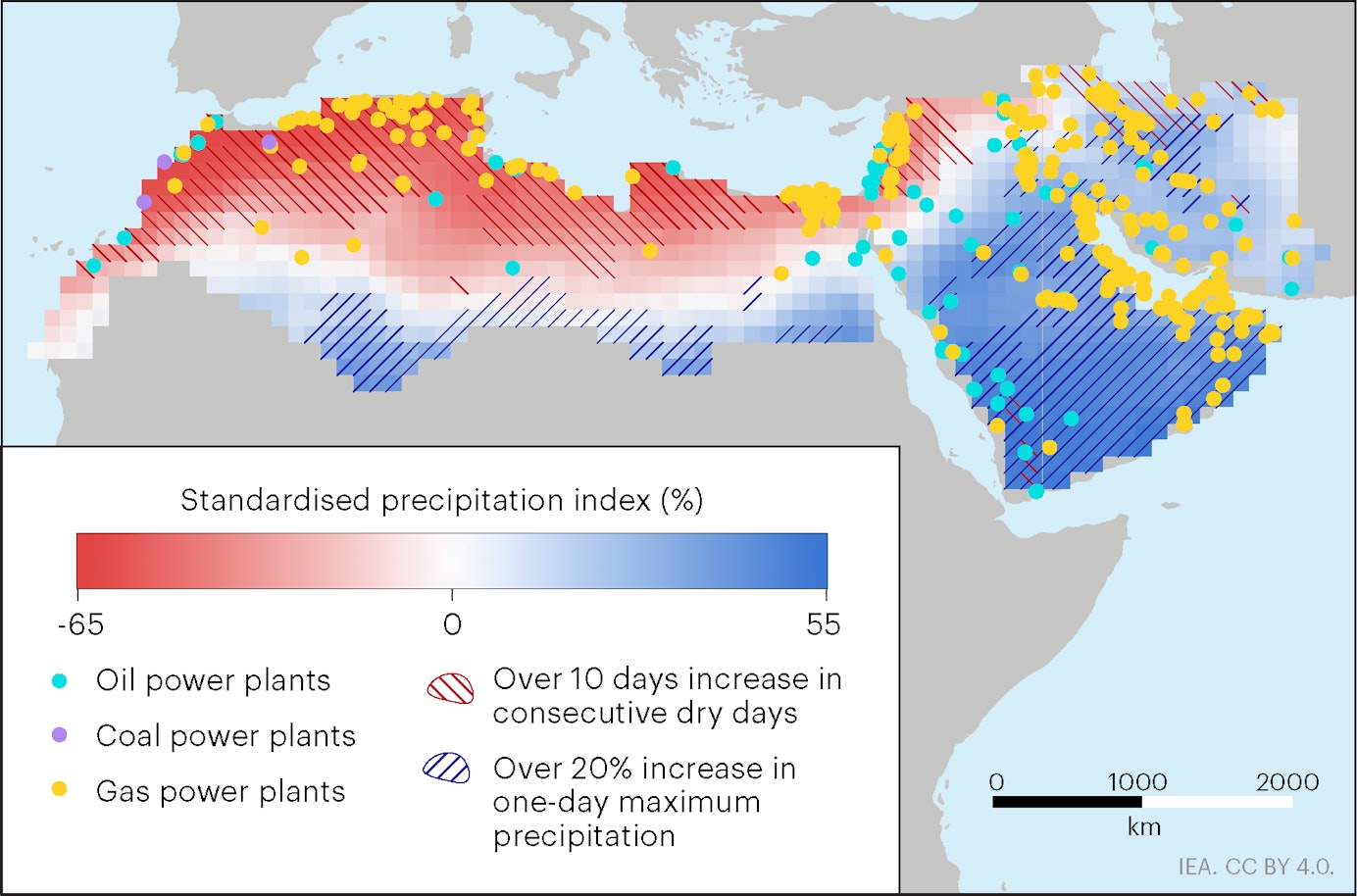 Map MENA Precipitation