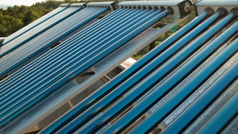 A solar water heating system