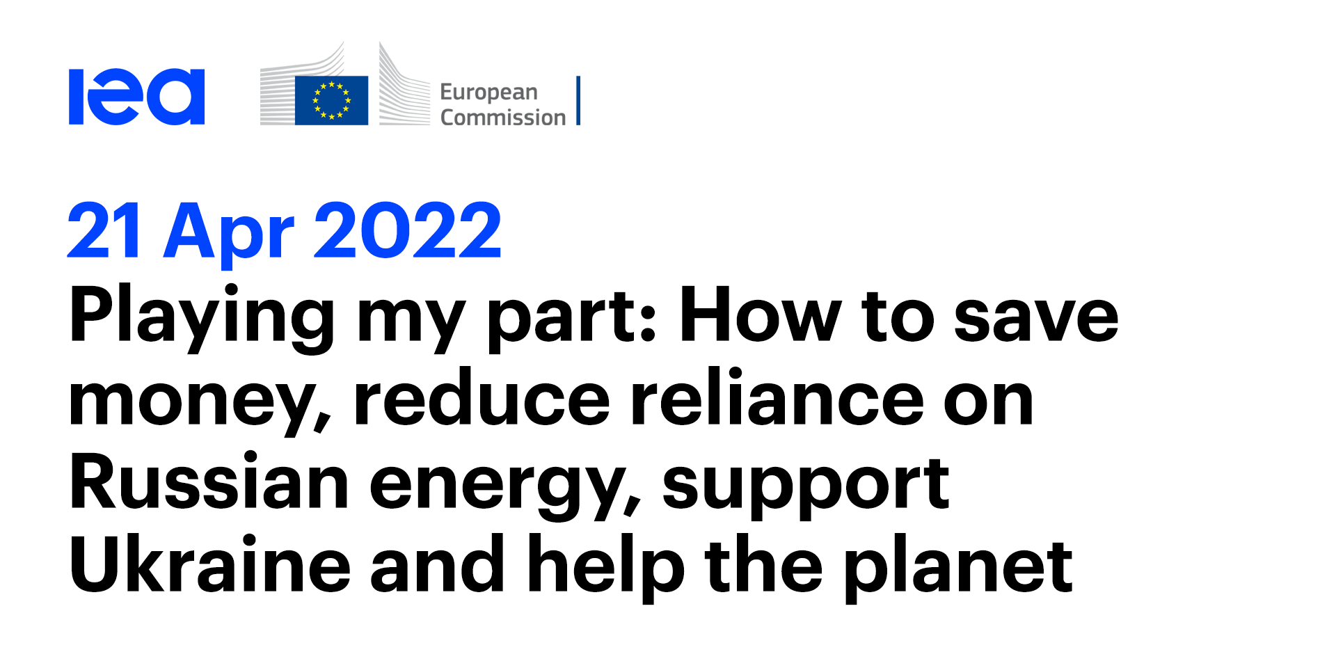 Playing my part: How to save money, reduce reliance on Russian energy ...
