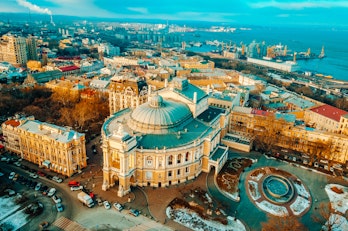 Aerial view of Odessa, Ukraine