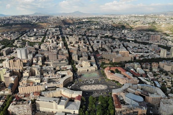 Armenia 2022 Cover Image Aerial View Of The Capital City Yerevan