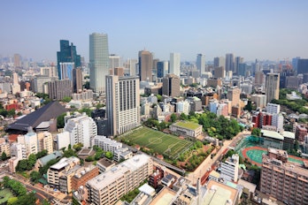 Aerial View Of Tokyo Japan