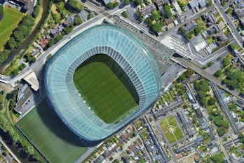 Aerial View Of Dublin Ireland