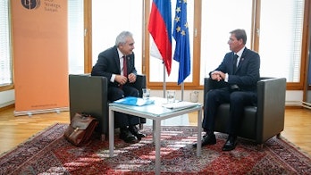 Executive Director Talks With Prime Minister Of The Republic Of Slovenia