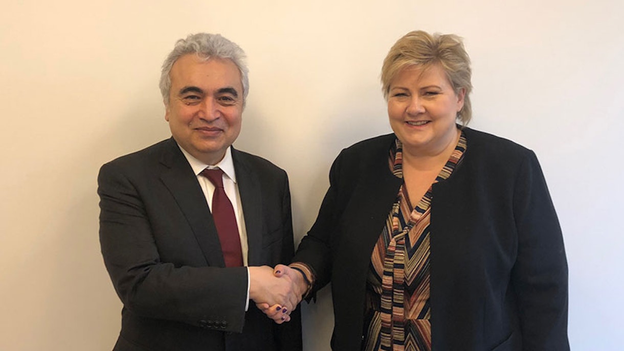 Executive Director Meets Norway S Prime Minister Erna Solberg News Iea
