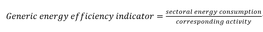 Generic Energy Efficiency Indicator